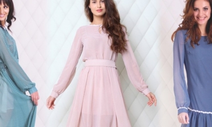 Платье в горошек - модный тренд весны 2014