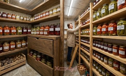 Закруток багато, а льох малий? 3 прості ідеї для компактного зберігання банок на зиму