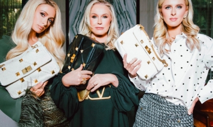 Семейная фотосессия: Пэрис Хилтон вместе с мамой и сестрой снялась в рекламной кампании Valentino (ФОТО)