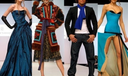 Новые идеи от Юдашкина: молодежный стиль casual и вечерние наряды de Luxe (фото)