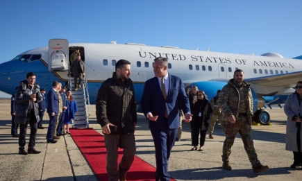 Владимир Зеленский прибыл в Вашингтон: первые фото президента Украины в США