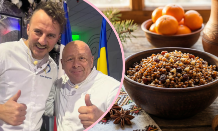 Евгений Клопотенко впервые приготовил кутью вместе с обладателем звезд Мишлен Тьерри Марксом (ФОТО)