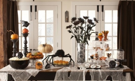 Идеи декора праздничного стола к Хэллоуину: красиво, устрашающе и оригинально
