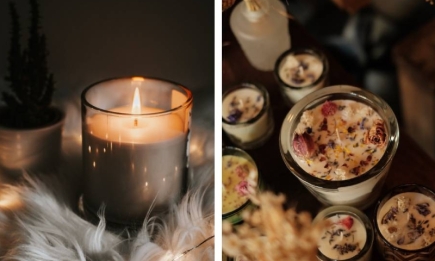 Для романтичной обстановки: уютные свечи на случай отключения электричества