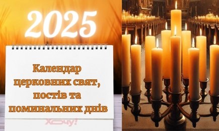 Православний календар 2025: дати всіх головних свят, постів та поминальних днів за новим стилем