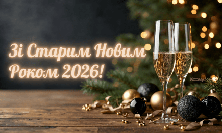 Зі Старим Новим роком 2026! Теплі побажання своїми словами та красиві листівки до свята