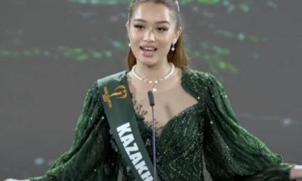 Языковой барьер сказывается: на Мисс Земля 2023 участница от Казахстана оконфузилась из-за незнания английского (ВИДЕО)
