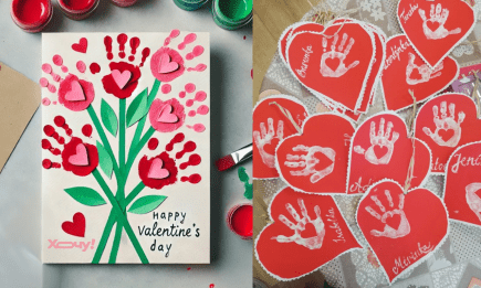 Валентинки — маленькими ладошками: идеи для открыток на 14 февраля для детей 4 — 7 лет (ФОТО)