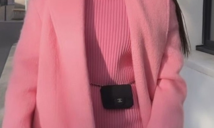 Розовое пальто: самые модные варианты на весну 2024 года (ФОТО)
