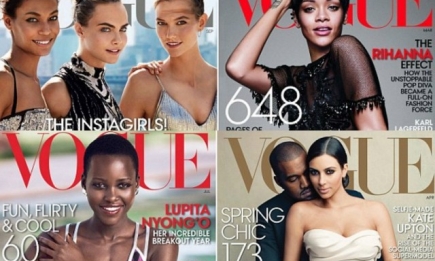 Кто чаще попадал на обложки Vogue в 2014 году и почему об этом сейчас говорят