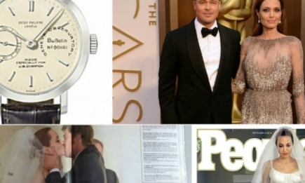 Анджелина Джоли подарила Брэду Питту на свадьбу часы
