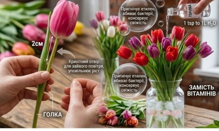 Зачем опытные хозяйки напоивают тюльпаны водкой: хитрость, которая заставит цветы стоять неделями