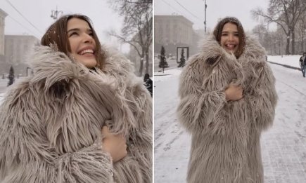 Головний хіт зими 2026: Ірочка з "Холостяка" показала, як носити об’ємну "пухнасту" шубу (ФОТО)