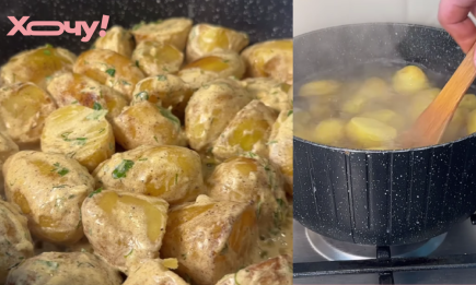 Ароматный молодой картофель: особый соус делает его невероятно вкусным (ВИДЕО)