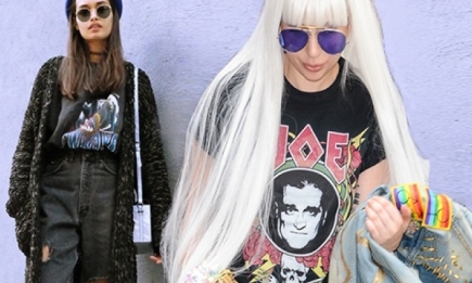 Кто круче носит рваные джинсы: Леди Гага vs Жизель Оливейра