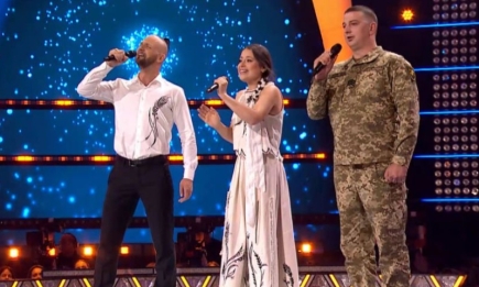 На сцене "Голосу країни" зазвучала украино-польская песня от команды Дорофеевой! В следующий этап прошел военный