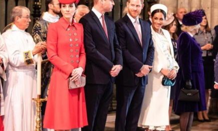 Снова вместе: члены королевской семьи появились на службе в Вестминстерском аббатстве