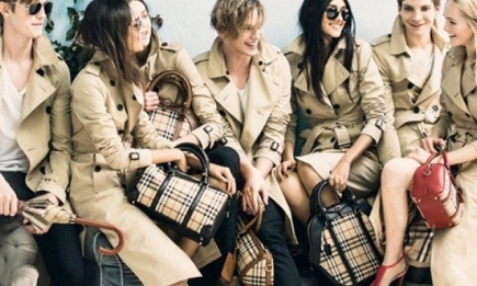 Модный дом Burberry представил новую коллекцию весна лето 2014