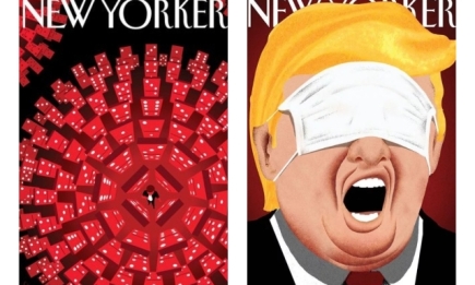 И здесь он: на новой обложке The New Yorker проиллюстрировали коронавирус (ФОТО)