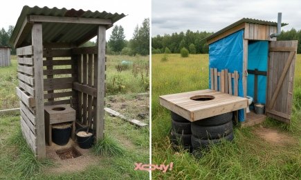 $0 на будівництво: як швидко і просто звести дачний туалет, використовуючи лише те, що є під рукою