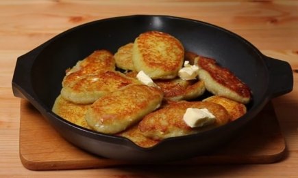 Полесские картофельники: как деруны, только вкуснее (ВИДЕО)