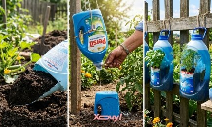 Гениально и бесплатно: 3 способа использовать пластиковые бутылки из-под бытовой химии на участке
