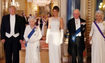 Дональд и Мелания Трамп с официальным визитом в Великобритании: встреча с монархами и гала-ужин в Букингемском дворце