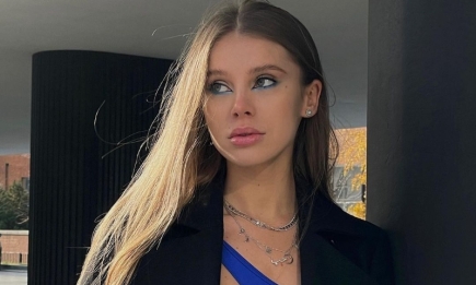 Участница конкурса "Мисс Украина 2023" рекламирует аксессуары в Москве? (ФОТО)