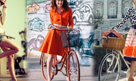 Модный гардероб для велосипедистки