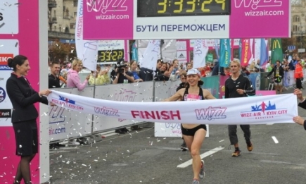 Участники «Wizz Air Kyiv City Marathon 2015» покорили киевские холмы