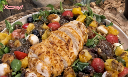 Этот яркий салат станет украшением любого стола: рецепт от блогера (ВИДЕО)