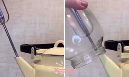 Такого способа стерилизации банок вы еще не видели: нужен только чайник