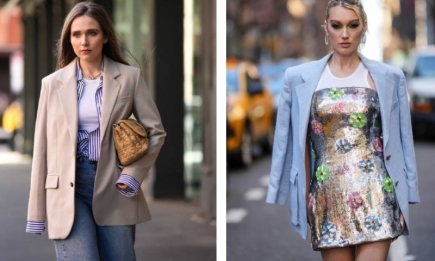 Как носить жакет весной 2023: вдохновляемся уличным стилем Нью-Йорка