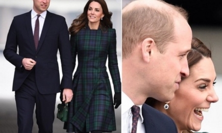 Кейт Миддлтон и принц Уильям прибыли с визитом в Шотландию (ФОТО)