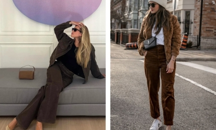 Самый горячий тренд осени 2023: как и с чем носить коричневые джинсы? (ФОТО)