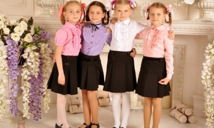 Обновленный ассортимент школьных блузок для девочек: интернет-магазин «Розетка»
