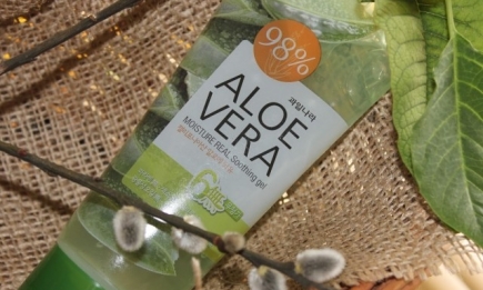 Welcos Aloe Vera moisture real soothing gel: настоящее спасение для жирной кожи