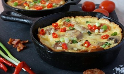 Вкуснее любого омлета: роскошная итальянская фритата на скорую руку из того, что есть в холодильнике