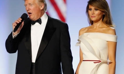 Первый блин не комом: Меланья Трамп сама придумала платье для инаугурационного бала