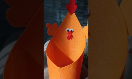 Подставка для писанки в виде цыпленка — мастер-класс для детей (ВИДЕО)
