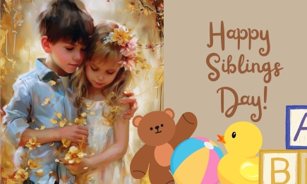 С Днем братьев и сестер: душевные поздравления, картинки и видео к празднику