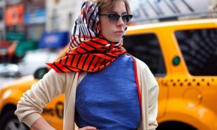 Пасха: как завязать шарф/платок на голову