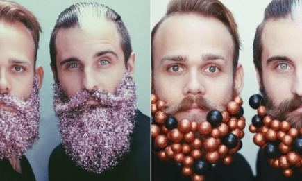Блестки в бороду: два друга придумывают необычные украшения для своих бород