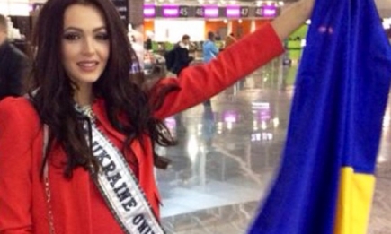 Украинка Ольга Стороженко отправилась на финал "Мисс Вселенная 2013"