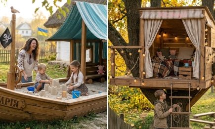 Копейки на материалы — море радости для малышей: бюджетные идеи для детской площадки на даче