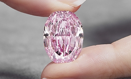 Самый большой розовый бриллиант "Призрак розы" продан за 26 миллионов долларов (ФОТО)