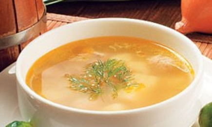 Густой куриный суп: сытный и легкий!