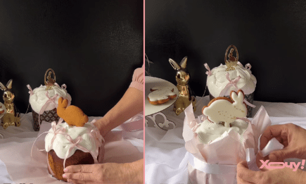 Два аркуші — і паска запакована: стильний трюк, щоб ходити в гості на Великдень (ВІДЕО)