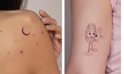 Мини-тату: необычные и оригинальные идеи татуировок
