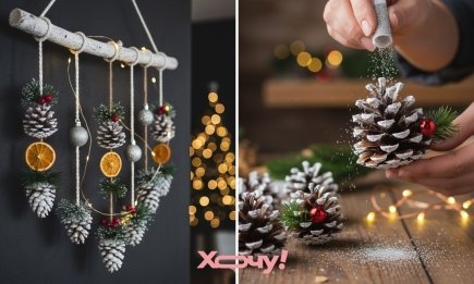 Принесите лес в дом: сказочная композиция из шишек, которая заменит дорогую елку